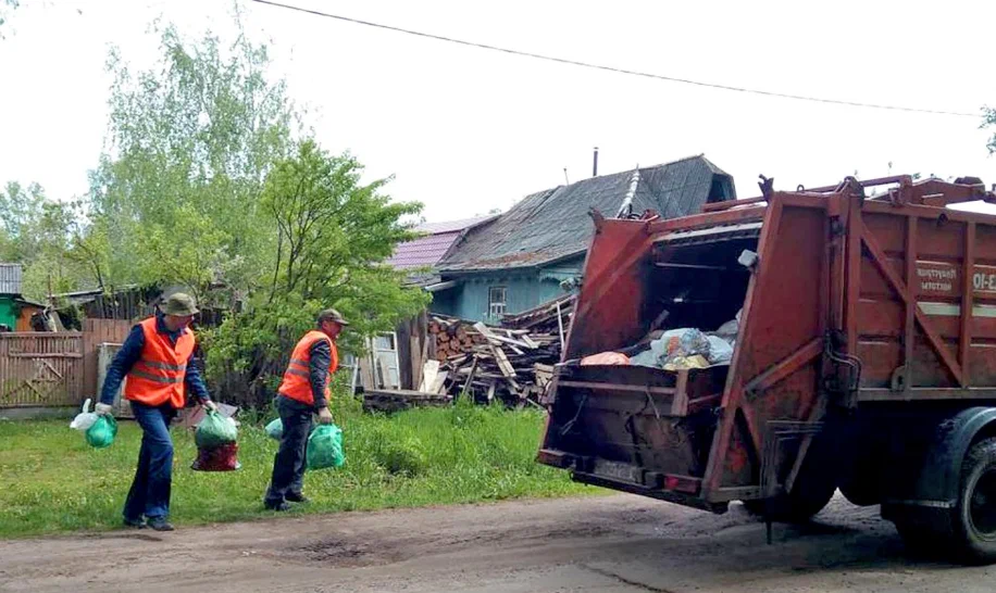 Вывоз мусора из частного дома в Тайшете в октябре