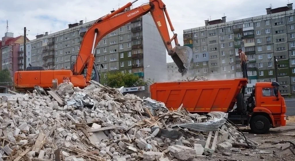 Профессиональный вывоз строительного мусора в Тайшете в октябре