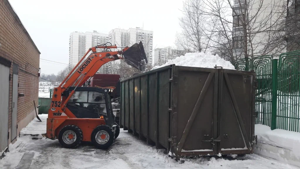 Вывоз снега контейнерами в Тайшете — цена от 3323 руб., заказать контейнер для снега в ПроМусор